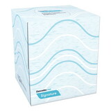 Cascades PRO CSDF710 Signature Facial Tissue, 2-Ply, White, Cube, 90 Sheets/Box, 36 Boxes/Carton