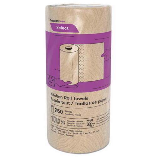 7.3 x 600 ft 6 Rolls Cascades Pro Select Center Pull Towels CSDH154 2-Ply 