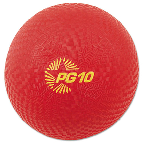 CHAMPION SPORT CSIPG10 Playground Ball, 10" Diameter, Red