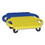 Champion Sports CSIPGH12 Scooter with Handles, Blue/Yellow, 4 Rubber Swivel Casters, Plastic, 12 x 12, Price/EA
