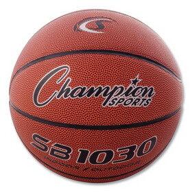 Champion Sports CSISB1030 Composite Basketball, Official Intermediate, 29", Brown