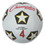 Champion Sports CSISRB4 Rubber Sports Ball, For Soccer, No. 4 Size, White/Black, Price/EA