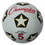 Champion Sports CSISRB5 Rubber Sports Ball, For Soccer, No. 5 Size, White/Black, Price/EA