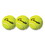 Champion Sports CSITB3 Tennis Balls, 2.5" Diameter, Yellow, 3/Pack, Price/PK