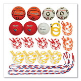 CHAMPION SPORT CSIUPGSET2 Physical Education Kit W/seven Balls, 14 Jump Ropes, Assorted Colors