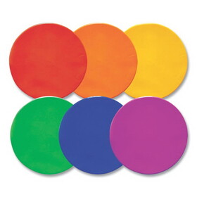 Champion Sports CSIXLMSPSET Extra Large Poly Marker Set, 12" dia, Assorted Colors, 6 Spots/Set