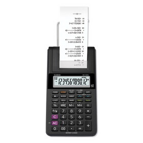 Casio HR-10RC HR-10RC Handheld Portable Printing Calculator, Black Print, 1.6 Lines/Sec