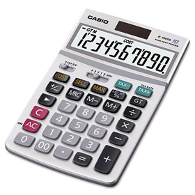 Casio JF100BM JF100MS Desktop Calculator, 10-Digit LCD