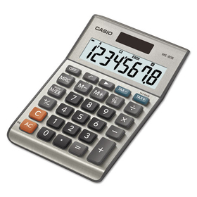 Casio MS-80S MS-80B Tax and Currency Calculator, 8-Digit LCD