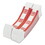 Coin-Tainer CTX400500 Currency Straps, Red, $500 In $5 Bills, 1000 Bands/pack, Price/PK