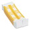 Coin-Tainer CTX401000 Currency Straps, Yellow, $1,000 in $10 Bills, 1000 Bands/Pack, Price/PK