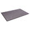 CROWN MATS & MATTING CWNSPNC35PE Cordless Stat-Zap Carpet Top Mat, Polypropylene, 36 X 60, Pewter, Price/EA
