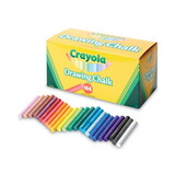 Crayola CYO510400 Colored Drawing Chalk, Six Each Of 24 Assorted Colors, 144 Sticks/set