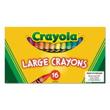 Crayola CYO520336 Large Crayons, 16 Colors/box