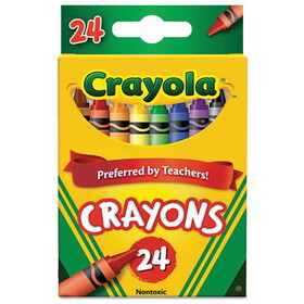 Crayola CYO523024 Classic Color Crayons, Peggable Retail Pack, 24 Colors/Pack