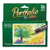Crayola CYO523624 Portfolio Series Oil Pastels, 24 Assorted Colors, 24/Pack