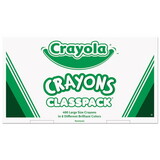 Crayola CYO528038 Classpack Large Size Crayons, 50 Each Of 8 Colors, 400/box