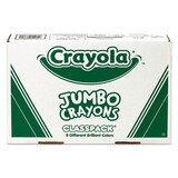 Crayola CYO528389 Jumbo Classpack Crayons, 25 Each Of 8 Colors, 200/set