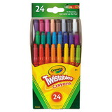 Crayola CYO529724 Twistables Mini Crayons, 24 Colors/pack