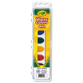 Crayola CYO531508 Artista II 8-Color Watercolor Set, 8 Assorted Colors, Palette Tray
