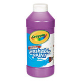 Crayola CYO542016040 Washable Paint, Violet, 16 oz Bottle