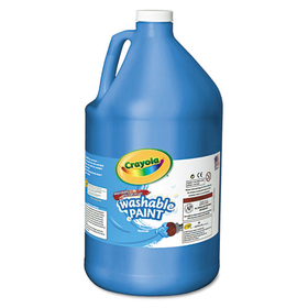 Crayola CYO542128042 Washable Paint, Blue, 1 gal Bottle