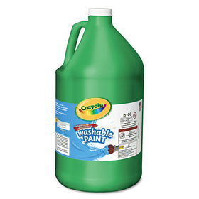 Crayola CYO542128044 Washable Paint, Green, 1 gal Bottle