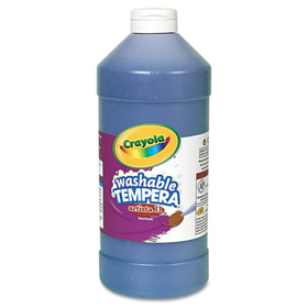 Crayola CYO543132042 Artista II Washable Tempera Paint, Blue, 32 oz Bottle