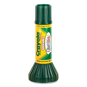 Crayola CYO561228 Washable Glue Stick, 0.35 oz, Dries Clear, Dozen