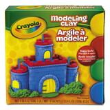 Crayola CYO570300 Modeling Clay Assortment, 1/4 Lb Each Blue/green/red/yellow, 1 Lb