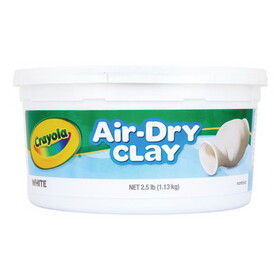 Crayola CYO575050 Air-Dry Clay,White,  2.5 lbs