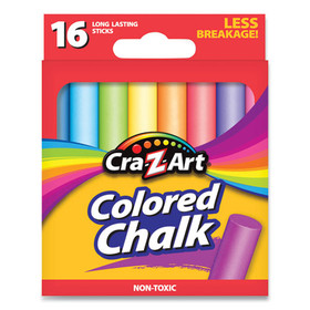Cra-Z-Art CZA1080148 Colored Chalk, Assorted Colors, 16/Pack