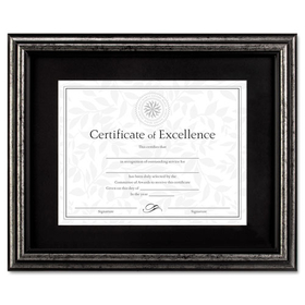 DAX MANUFACTURING INC. DAXN15790ST Document Frame, Desk/wall, Wood, 11 X 14, Antique Charcoal Brushed Finish