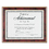 DAX MANUFACTURING INC. DAXN2709N7T Gold-Trimmed Document Frame W/certificate, Wood, 8 1/2 X 11, Mahogany, Price/EA