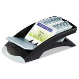 DURABLE OFFICE PRODUCTS CORP. DBL241301 Visifix Desk Business Card File Holds 200 4 1/8 X 2 7/8 Cards, Graphite/black
