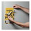 Durable 4772130 DURAFRAME Security Magnetic Sign Holder, 8 1/2 x 11, Yellow/Black Frame, 2/Pack, Price/PK