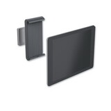 Durable DBL893323 Wall-Mounted Tablet Holder, Silver/Charcoal Gray