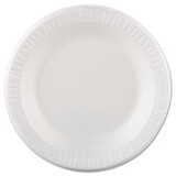Dart DCC10PWQR Quiet Classic Laminated Foam Dinnerware, Plate, 10 1/4