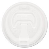 Dart 16RCL Optima Reclosable Lid, 12-24oz Foam Cups, White, 100/Bag