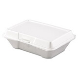 Dart DCC205HT1 Carryout Food Container, Foam, 1-Comp, 9 3/10 X 6 2/5 X 2 9/10, 200/carton