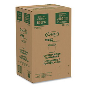 Dart DCC550PC Conex Complements Portion/Medicine Cups, 5.5 oz, Translucent, 125/Bag, 20 Bags/Carton