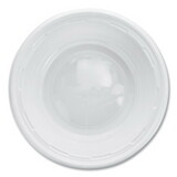 Dart 5BWWF Plastic Bowls, 5-6 Ounces, White, Round, 125/Pack