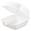 Dart DCC60HT1 Carryout Food Containers, Foam, 1-Comp, 5 7/8 X 6 X 3, White, 500/carton, Price/CT