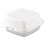 Dart DCC60HT1 Carryout Food Containers, Foam, 1-Comp, 5 7/8 X 6 X 3, White, 500/carton, Price/CT