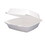Dart DCC95HT1R Carryout Food Container, Foam Hinged 1-Comp, 9 1/2 X 9 1/4 X 3, 200/carton, Price/CT