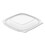Dart DCCC2464BDL PresentaBowls Pro Clear Square Lids for 24-32 oz Bowls, 8.5 x 8.5 x 0.5, Clear, 63/Bag, 4 Bags/Carton, Price/CT