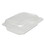 Dart C26UT1 StayLock Clear Hinged Lid Containers, Plastic, 6" x 2 1/10" x 7", 125/PK, 2/CT, Price/CT