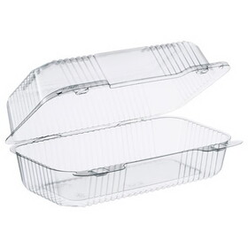 Dart DCCC35UT1 StayLock Clear Hinged Lid Containers, 5.4 x 9 x 3.5, Clear, Plastic, 250/Carton