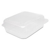 Dart DCCC51UT1 StayLock Clear Hinged Lid Containers, 7.8 x 8.3 x 3, Clear, 125/Bag, 2 Bags/Carton