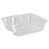 Dart DCCC56NT2 ClearPac Small Nacho Tray, 2-Compartments, 5 x 6 x 1.5, Clear, 125/Bag, 2 Bags/Carton, Price/CT